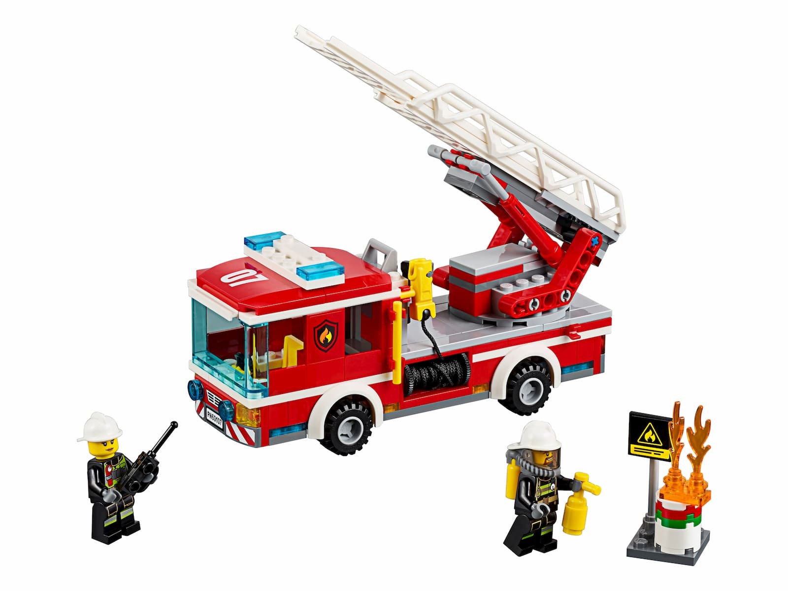 Лего Сити 60107. LEGO City 60107. Конструктор LEGO City 60107 пожарная машина с лестницей. Лего City 60107. Сити пожарная