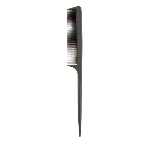 Гребень для волос LADY PINK BASIC carbon comb карбоновый с ручкой