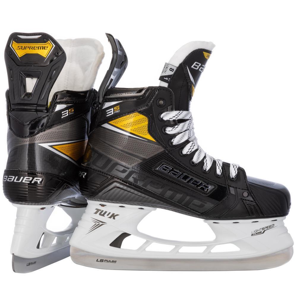 Bauer supreme pro int. Коньки Bauer Supreme Lightspeed Pro. Bauer Supreme 3s. Контки зоккейные Bauer Supreme Lighrspeed PRC. Коньки Бауэр Lightspeed Pro 2.