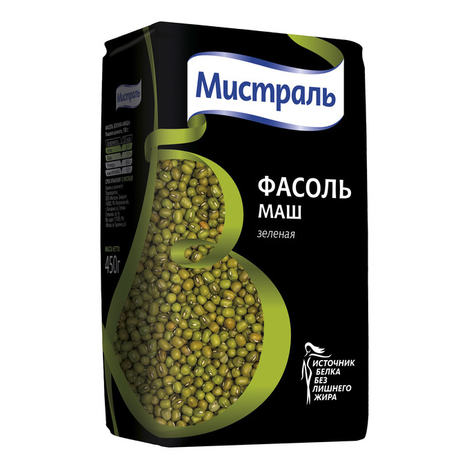 Фасоль Мистраль Маш зеленая 450 г — купить в интернет-магазине OZON с ...