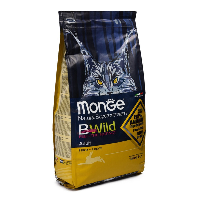 Monge корм для кошек 1 5. Monge Wild корм для кошек. Monge be Wild для кошек. Monge (Монж) Bwild Cat Hare корм для взрослых кошек с мясом зайца 1,5 кг. Monge Bwild для кошек.