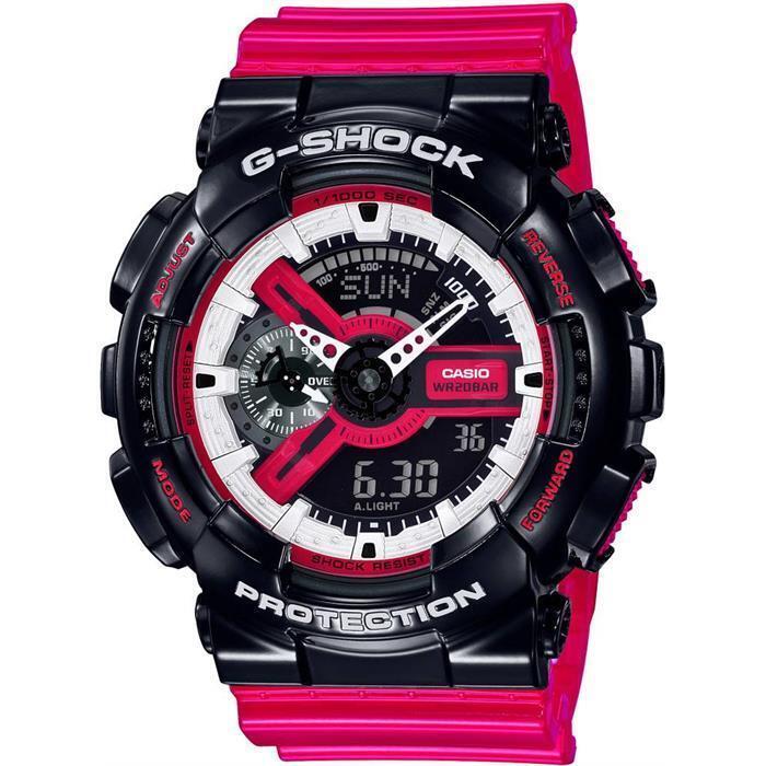 Японские мужские наручные часы Casio G-Shock GA-110RB-1AER с гарантией —  купить в интернет-магазине OZON с быстрой доставкой