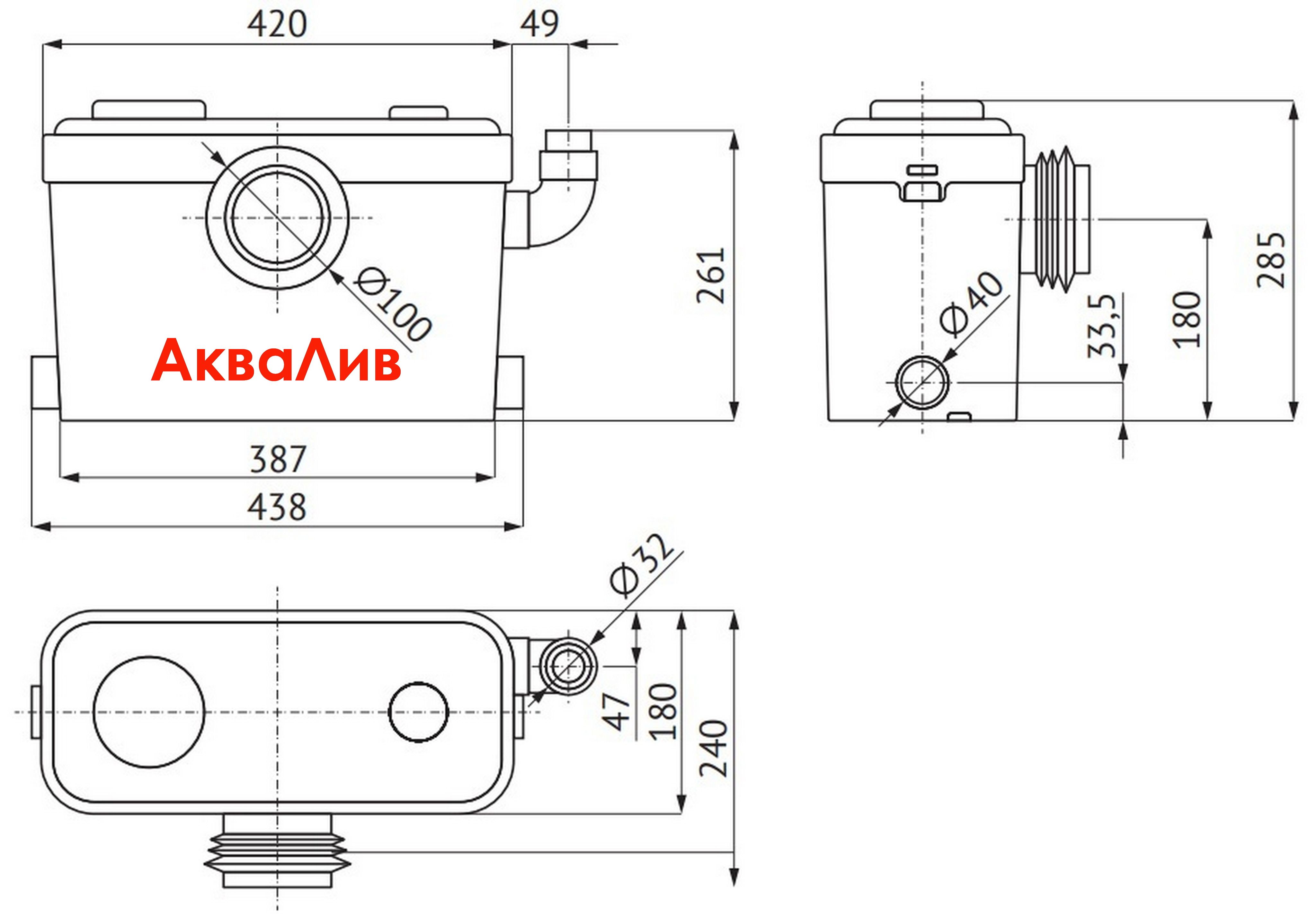 Канализационная Насосная Станция Unipump Sanivort 600 Купить