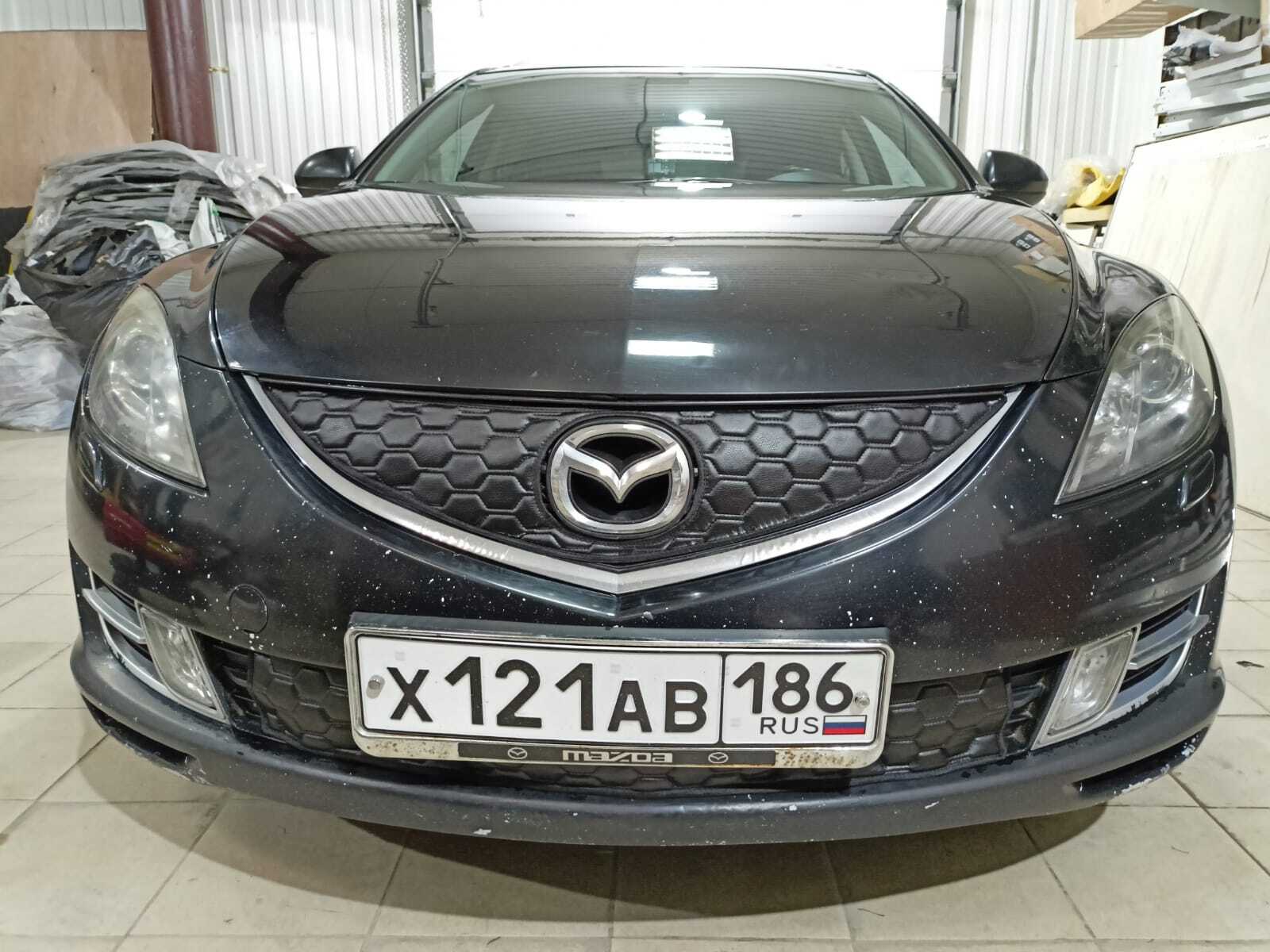 Утеплитель радиатора для Mazda 6 2007 - 2009 II (GH) Мазда 6