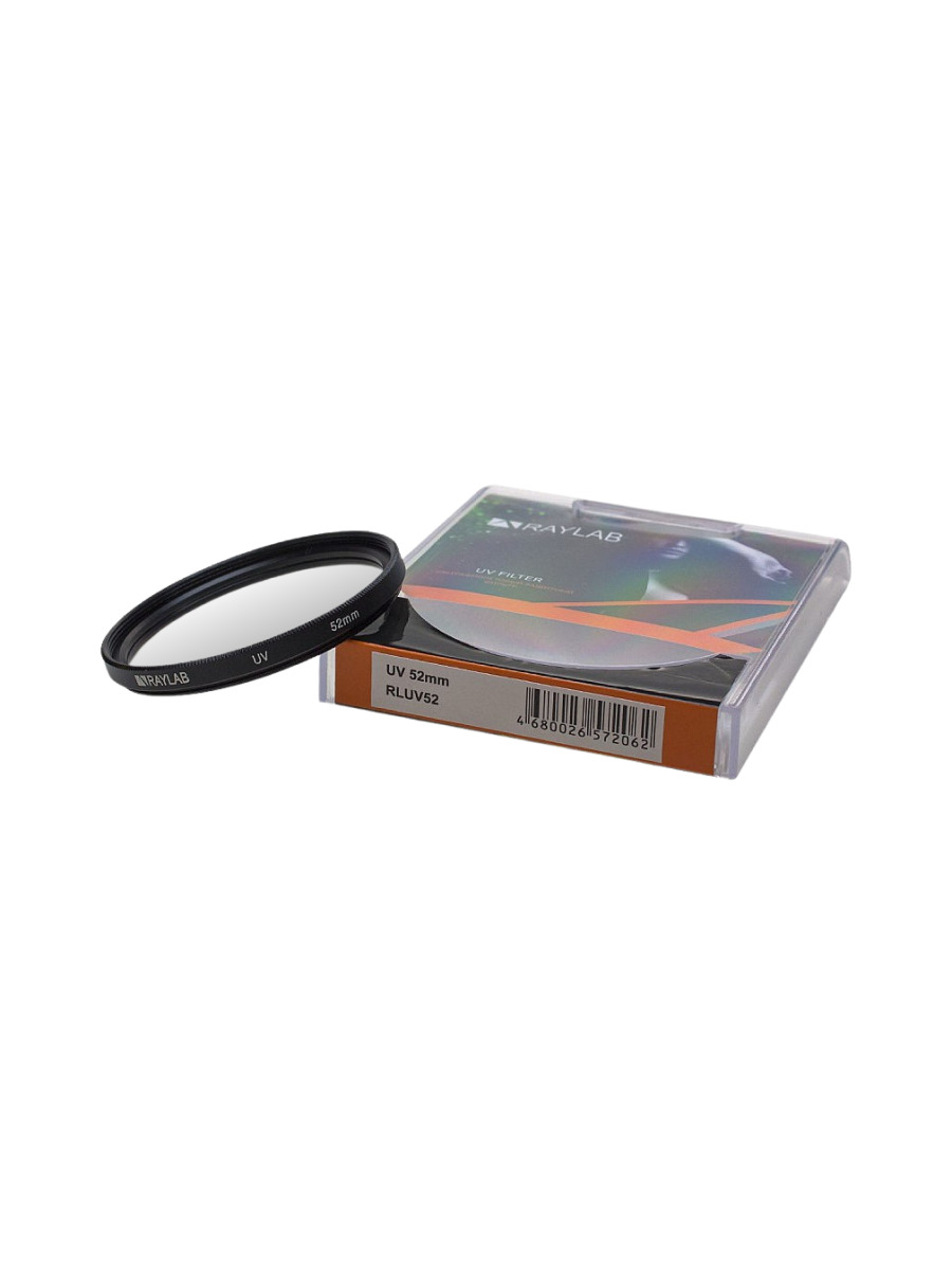 Фильтр защитный ультрафиолетовый RayLab UV 52mm , защита объектива ...