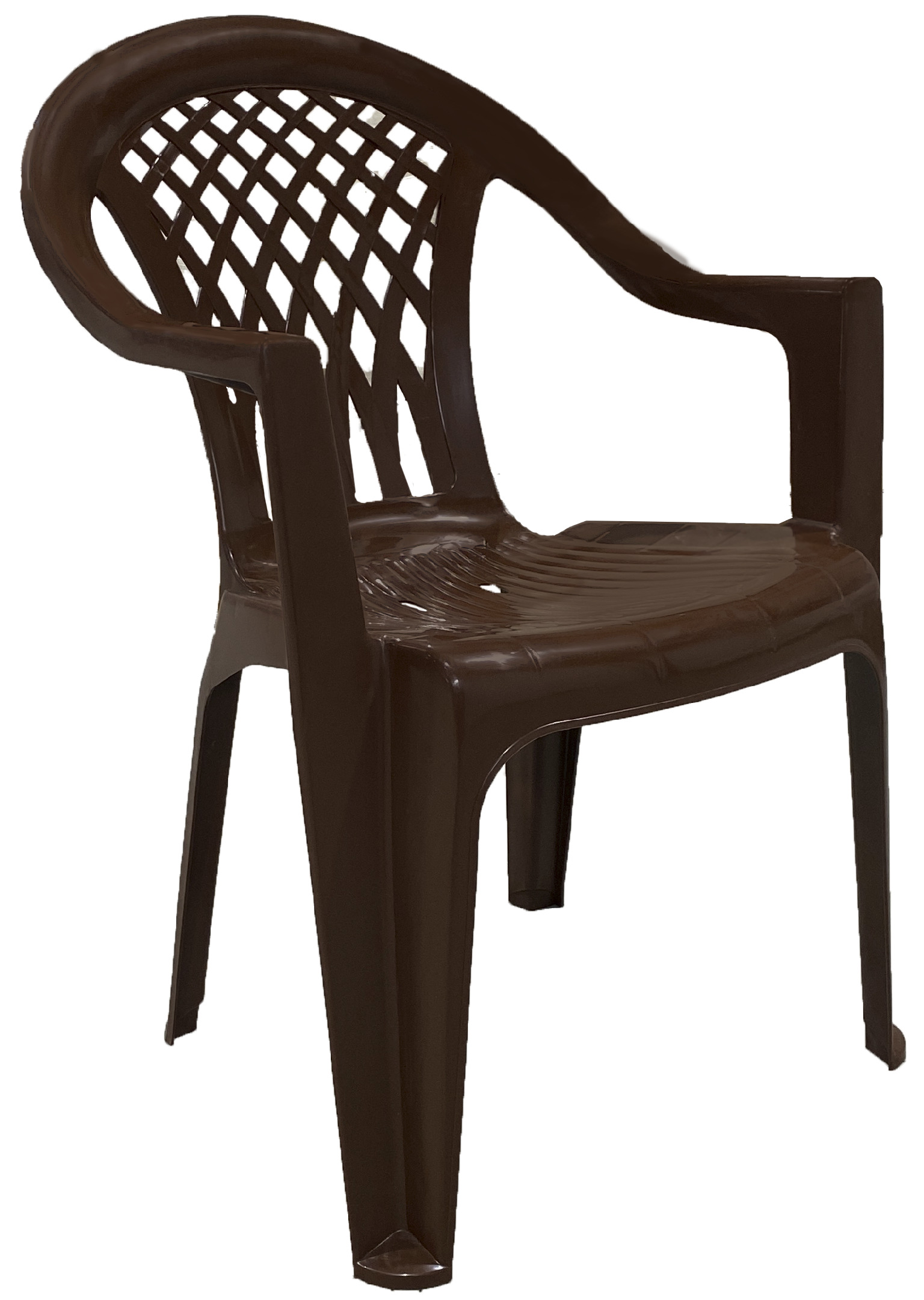 коричневые пластиковые стулья для дачи