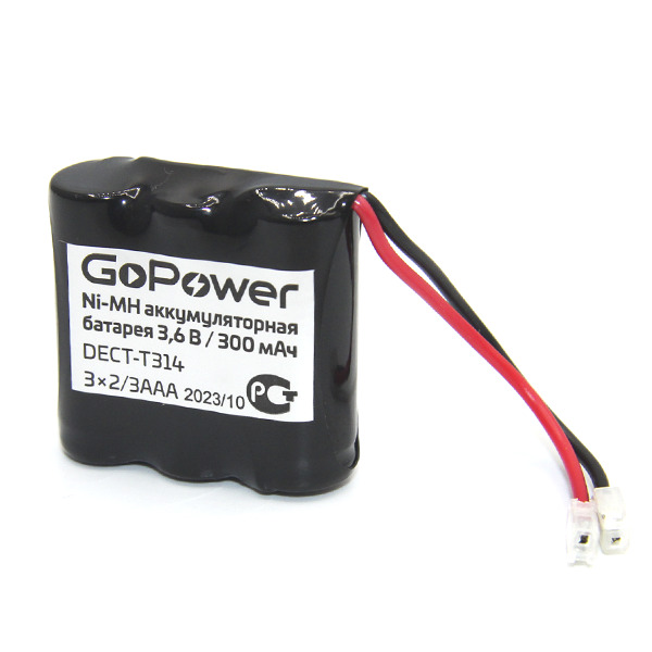 АккумулятордлярадиотелефоновGoPowerT314PC1NI-MH300mAh