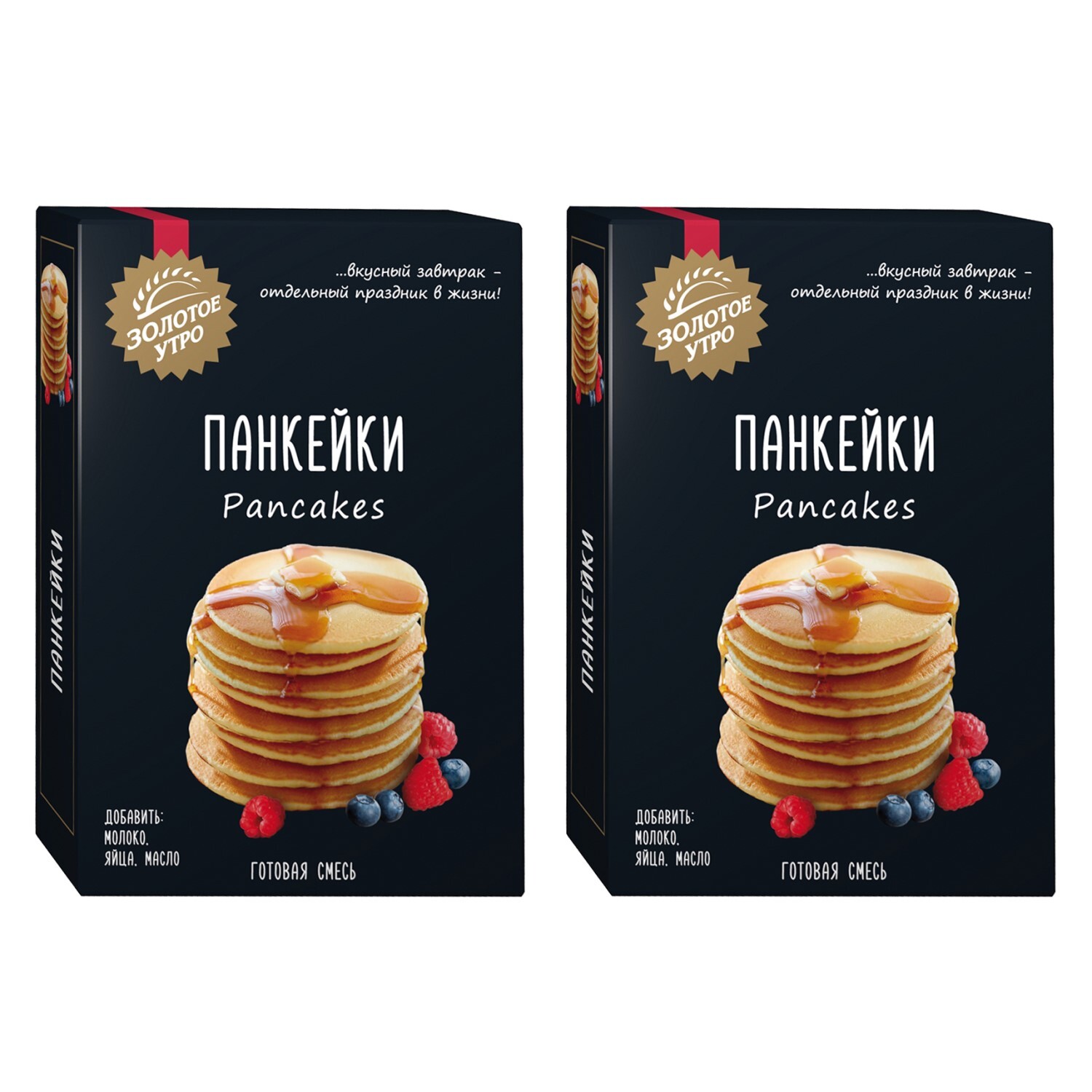 Золотое Утро Панкейки - готовая смесь для приготовления Pancakes, 300 г. (2  шт.) - купить с доставкой по выгодным ценам в интернет-магазине OZON  (498977268)