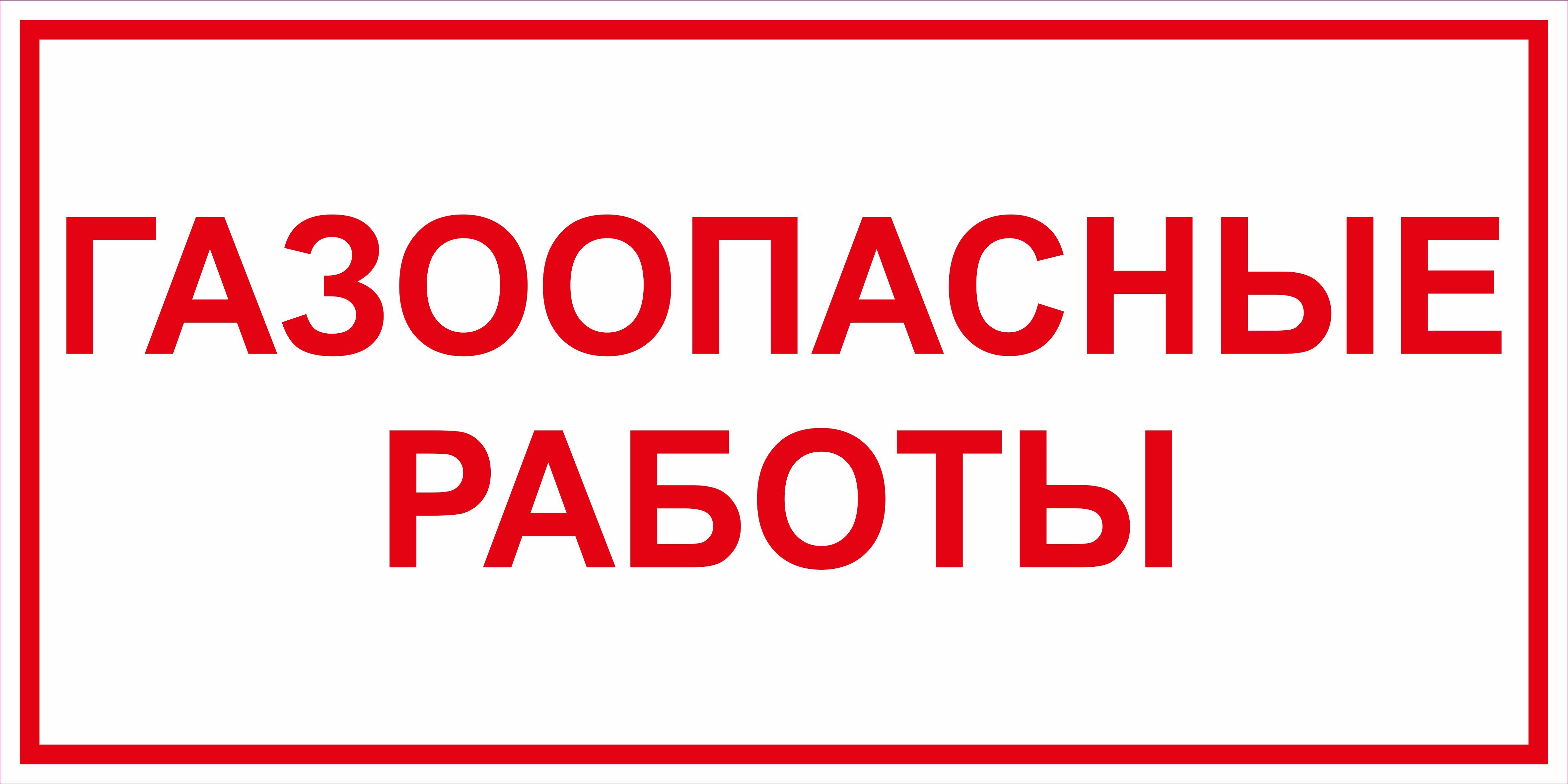 Газоопасные работы оформление