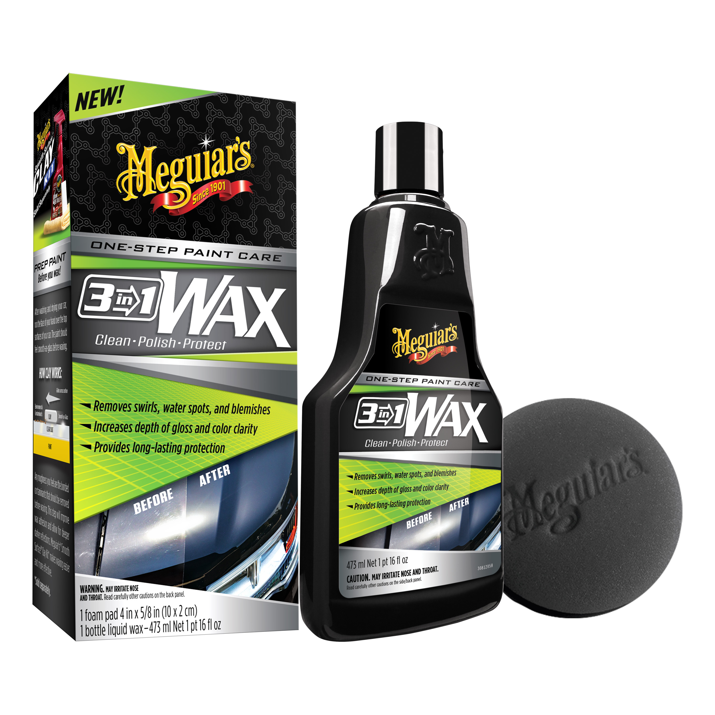 Meguiar's Воск для автомобиля, 473 мл, 1 шт.