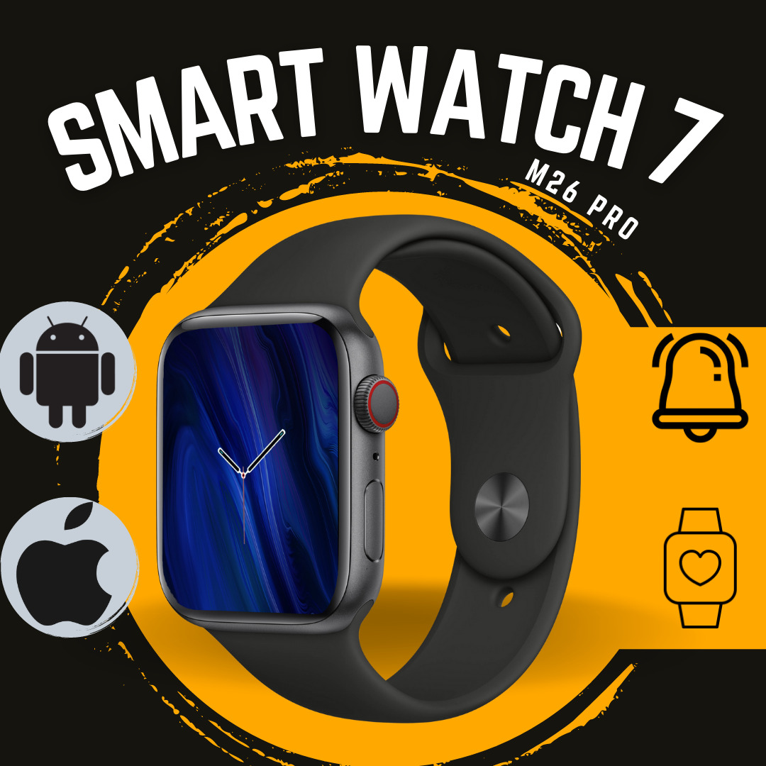 Купить смарт-часы M26 Pro / Smart Watch M26Pro / М26 про / М26про, экран  1.77