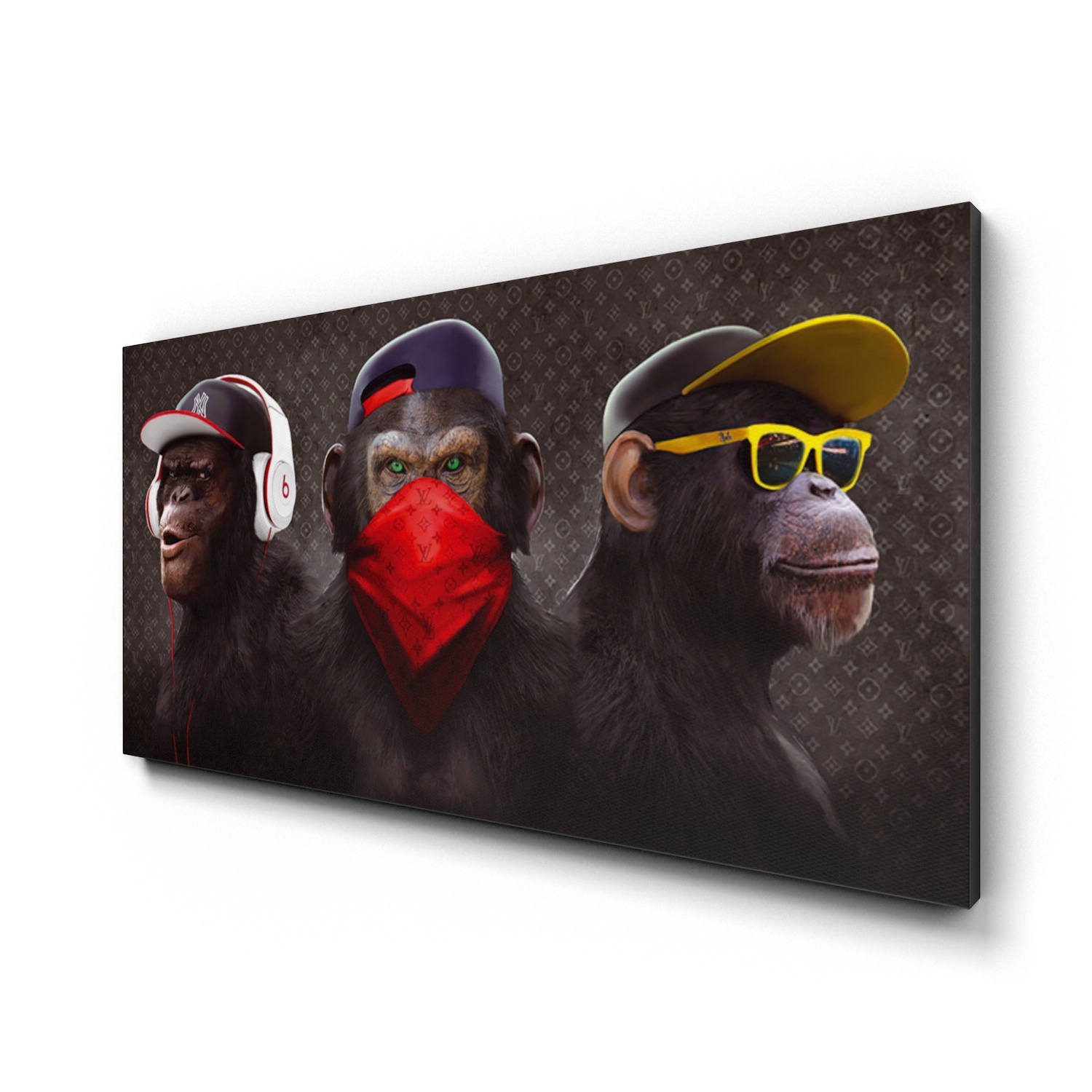 Три обезьяны Луи Виттон картина