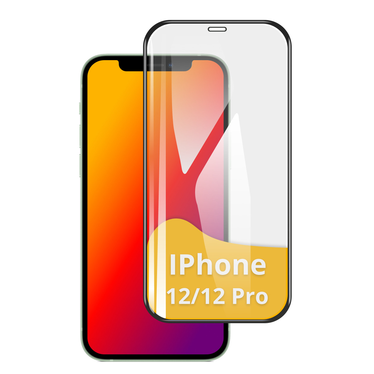 Защитное стекло для Apple iPhone 12 / iPhone 12 Pro, Premium, полноэкранное  покрытие, надежная защита - купить с доставкой по выгодным ценам в  интернет-магазине OZON (324360397)