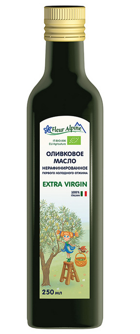 ОливковоемаслоExtraVirgin,FleurAlpineOrganic,250мл,Италия