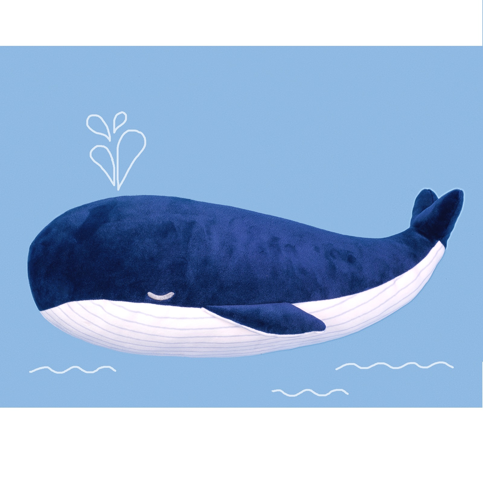 Мягкая игрушка кит
