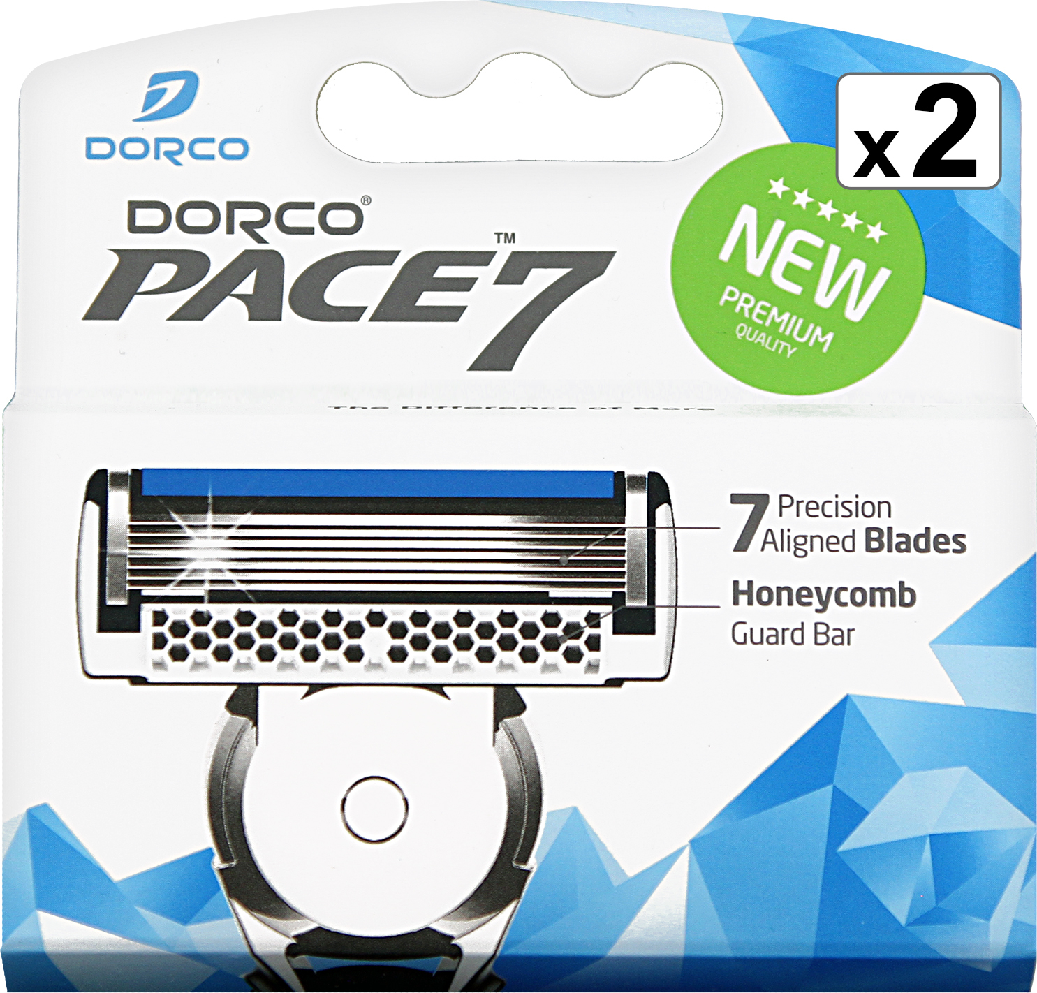 Станок для бритья dorco pace 7 с 7 лезвиями 2 кассеты