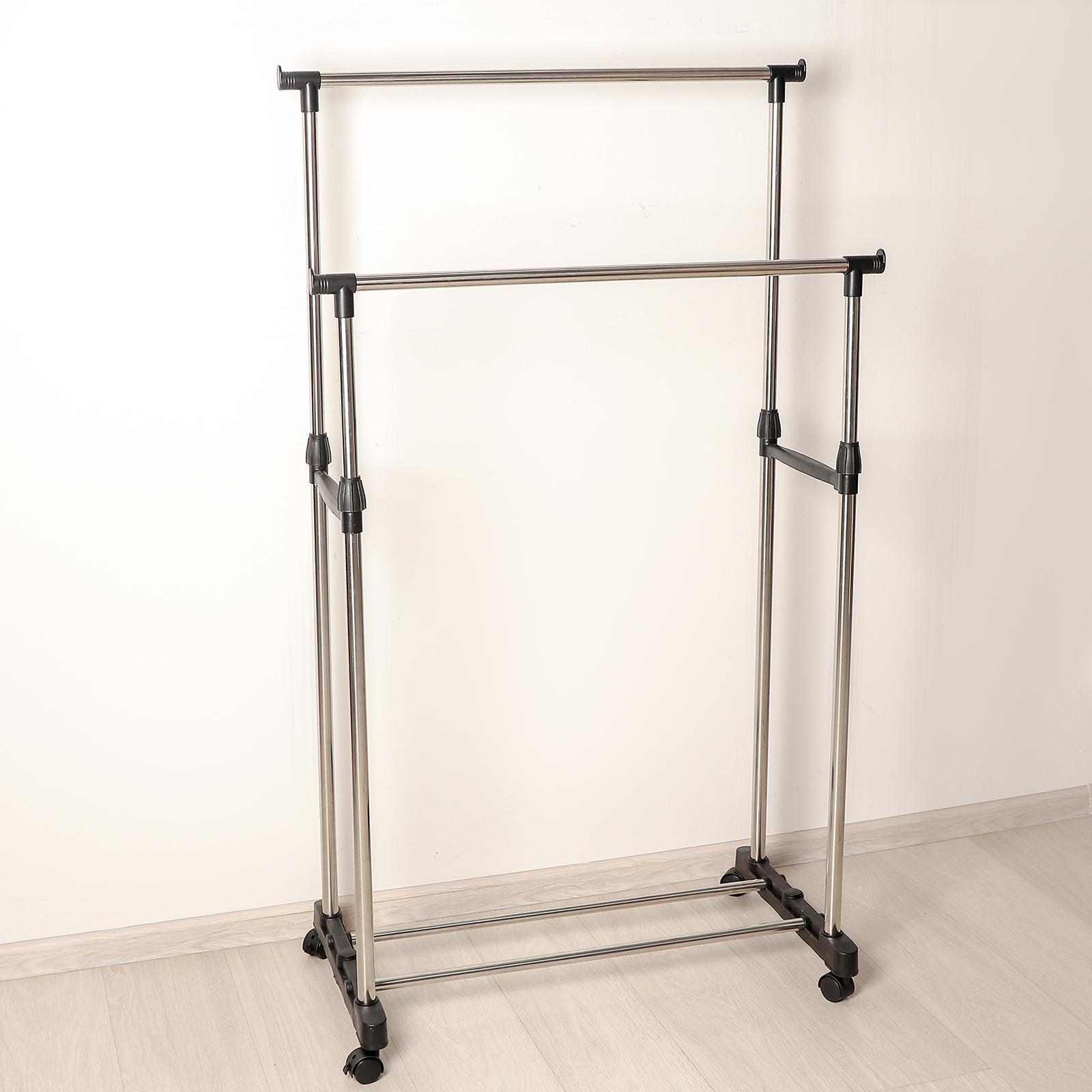 Стойка для одежды. Напольная передвижная стойка для одежды Single-Pole Telescopic clothes Rack. Вешалка напольная телескопическая 160*80. Стойка для одежды телескопическая, 1 перекладина 81×42×90.5(160) см. Стойка с перекладиной Multistand 140.