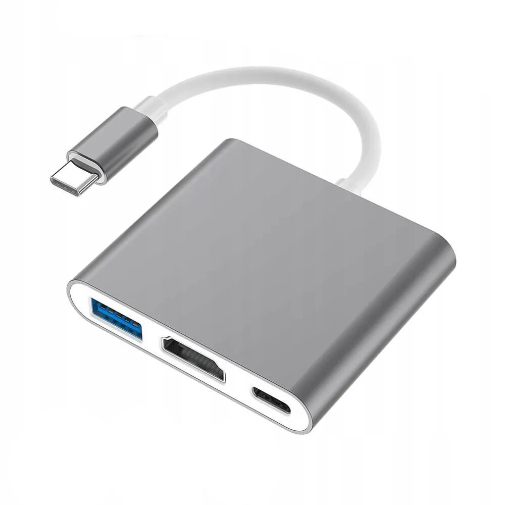 Многопортовый цифровой av‑адаптер USB-C. Концентратор для ноутбука.