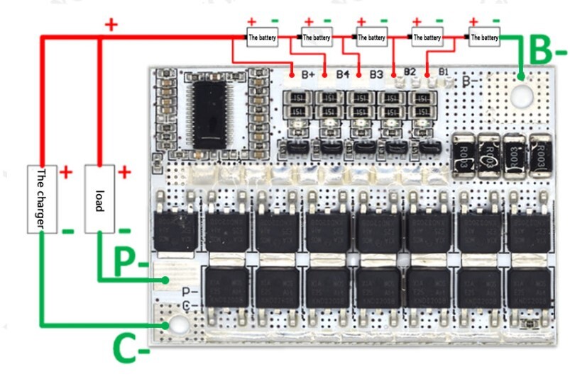 Bms 100a схема