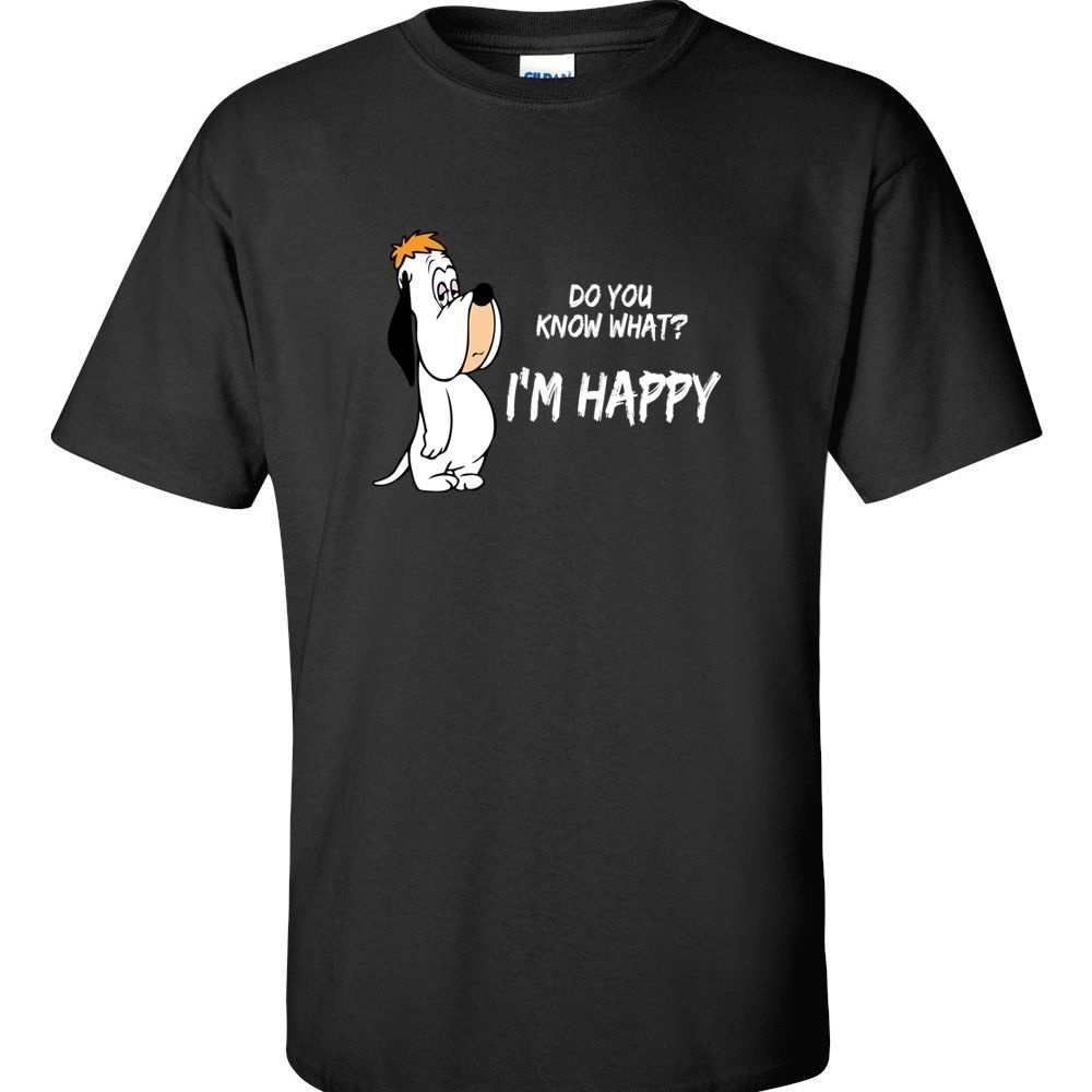 Im this shirt. Друпи футболка. Футболка с Друппи. I'M Happy футболки. Droopy i'm Happy.