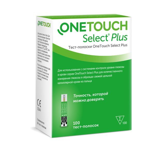 Тест-полоски OneTouch Select Plus №100