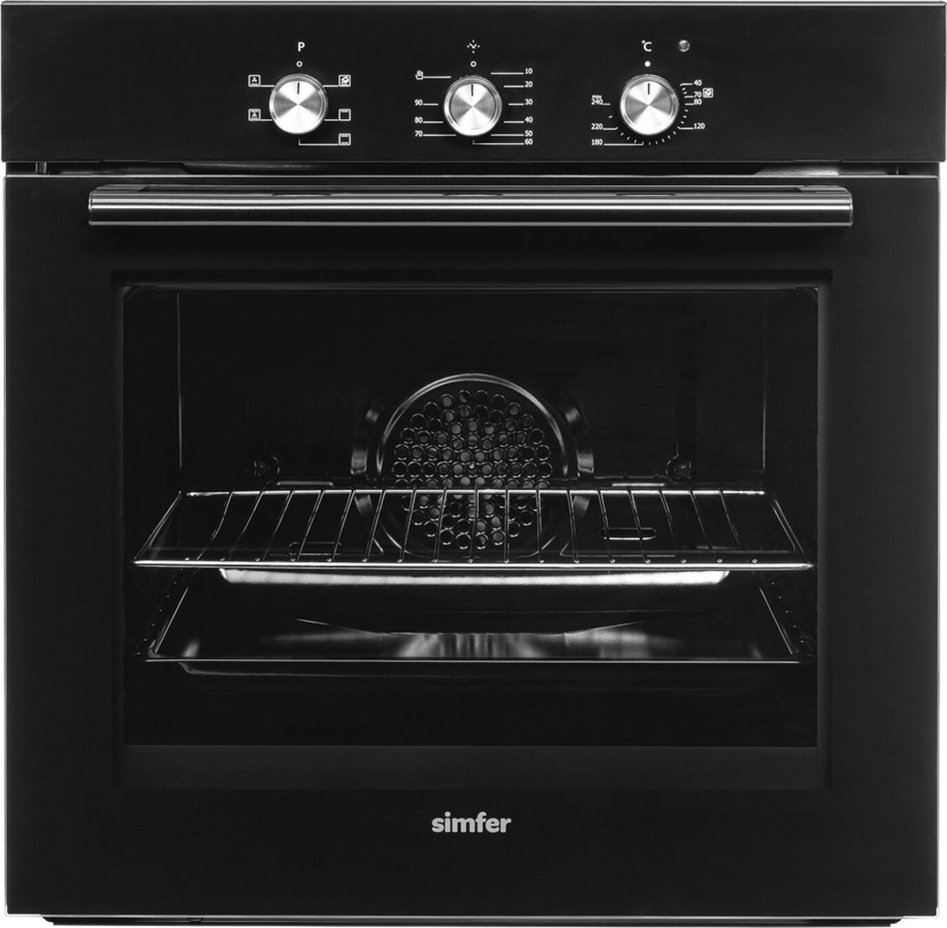 духовой шкаф simfer b6eb16011 черный