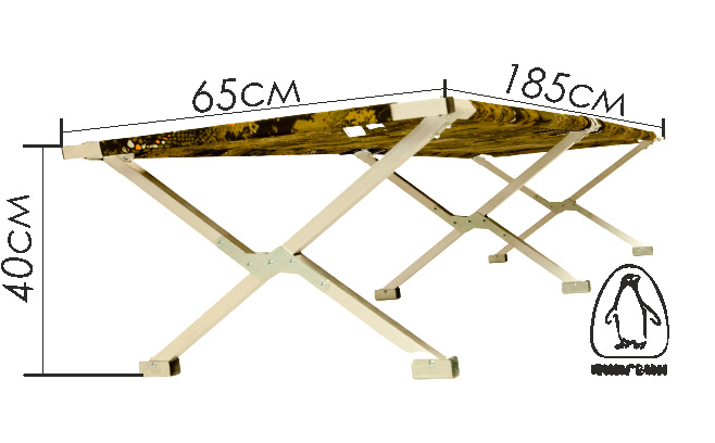 Раскладушка пингвин