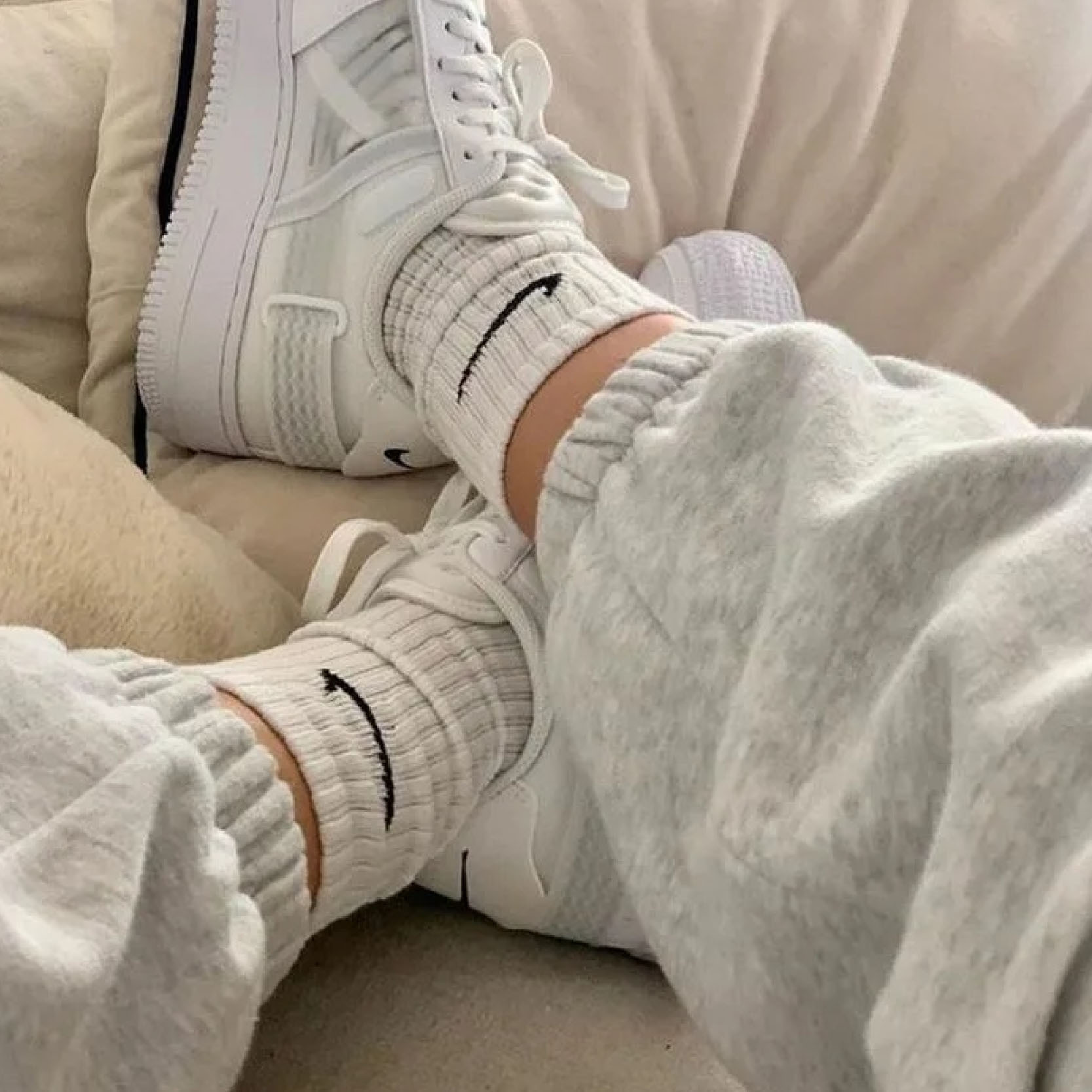 Найк Sock Sneakers Fashion белые