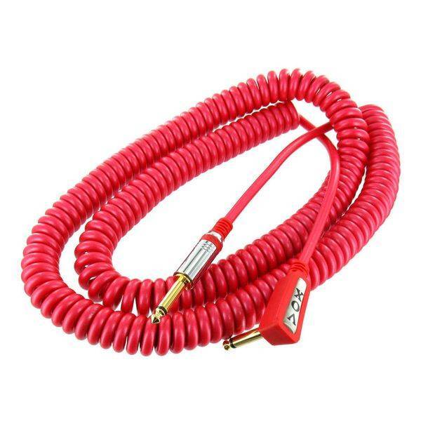 VOX Vintage Coiled Cable VCC-90RD гитарный кабель, красный