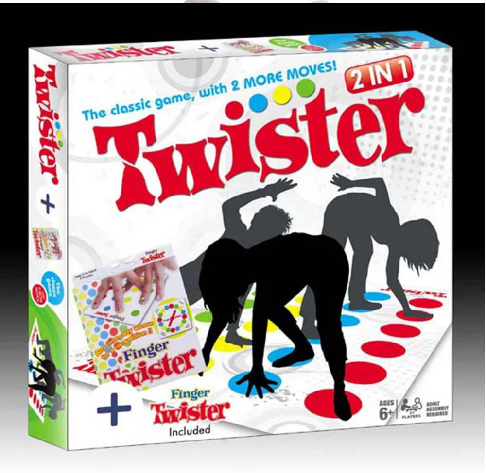 Напольная игра Твистер (Twister) / развлекательная игра для взрослых и  детей / Активная игра / игра для всей семьи / Напольная игра для компании