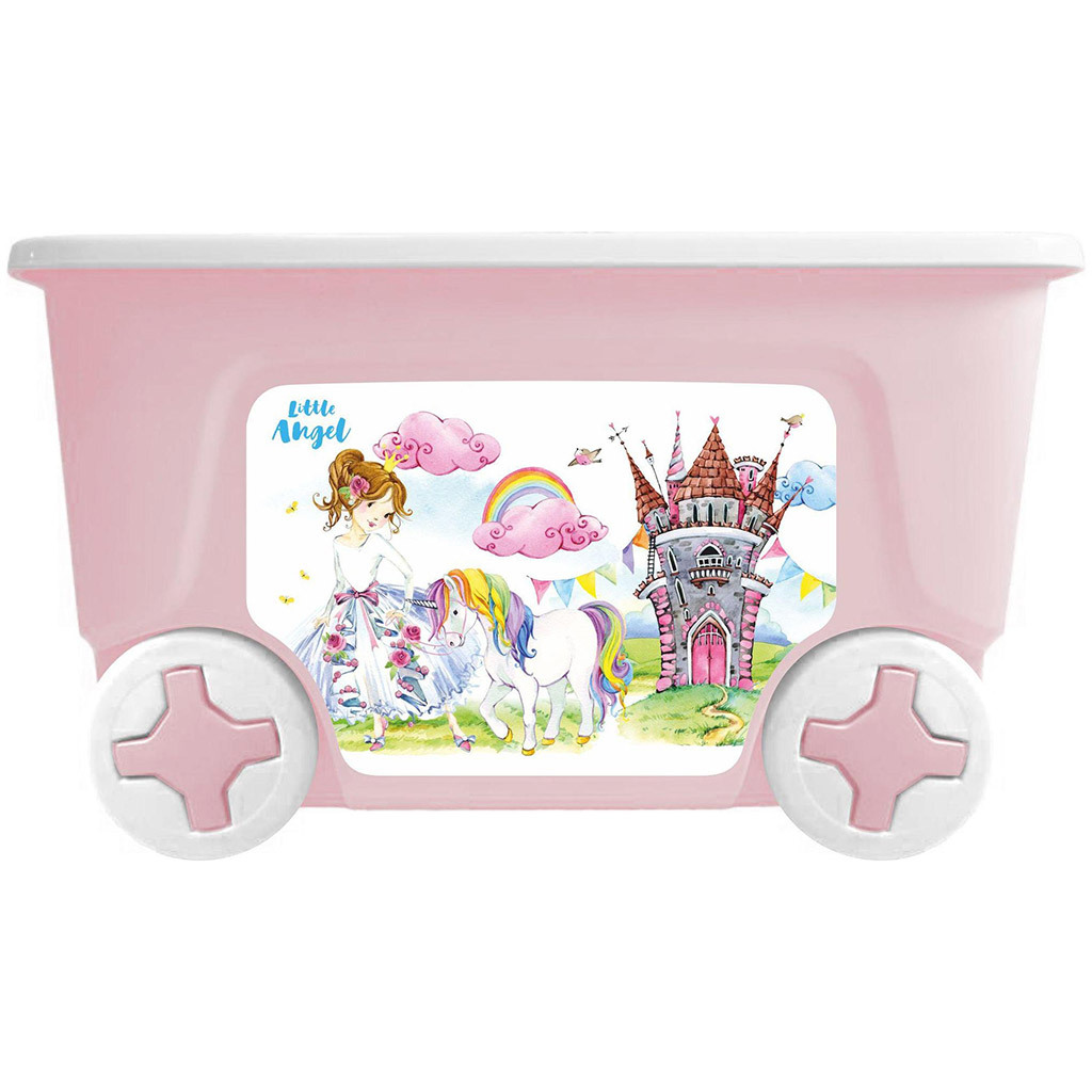 Ящик для игрушек little Angel cool la1032bl голубой 50 л