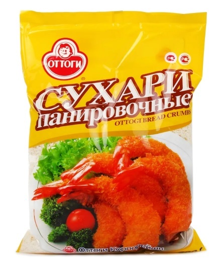 OTTOGI/ОТТОГИ Сухари панировочные, Корея, 500гр.