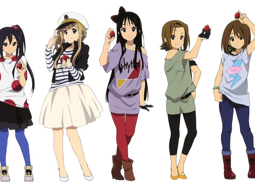 Стиль аниме в одежде для девочек