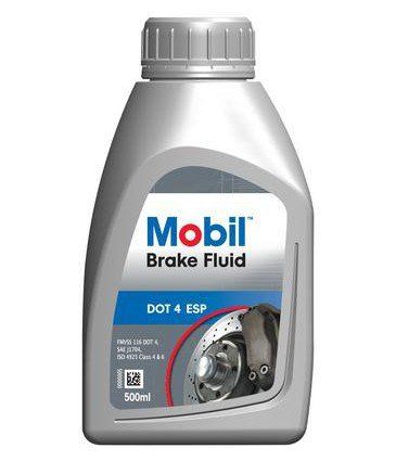 Тормозная жидкость Mobil Brake fluid DOT 4 ESP (0,5 л.)