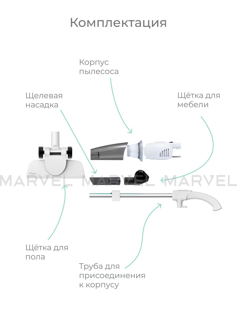 Вертикальный пылесос deerma dx118c