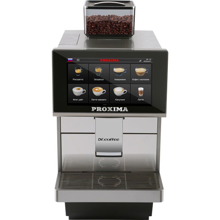 Автоматическая кофемашина Dr.Coffee M12 Plus, зерновая, автоматическая, 2 помпы, подключение к водопроводу