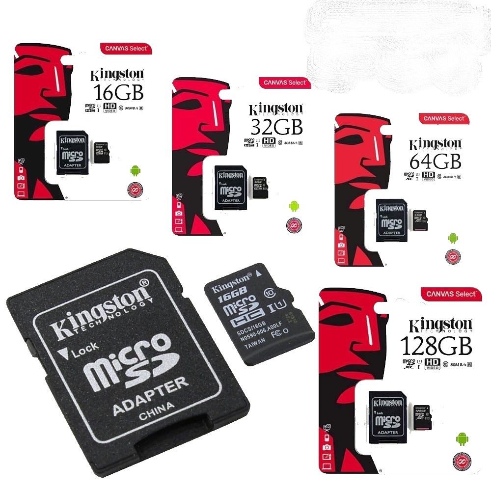 Карта памяти kingston canvas select plus microsdhc 32 гб