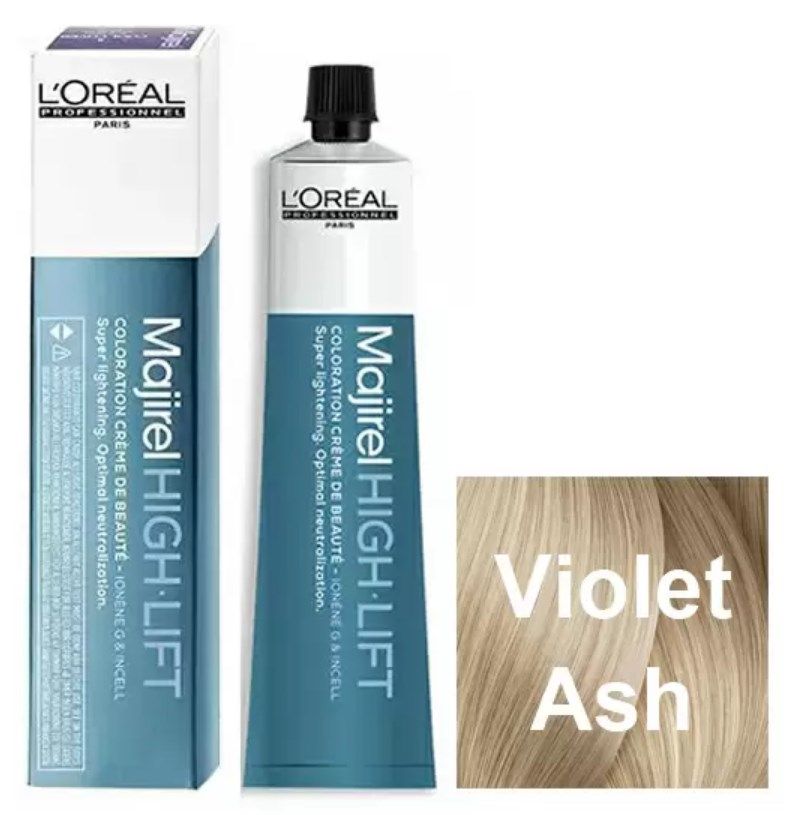 Краска majirel high lift. L'Oreal Professionnel Majirel High Lift. L'Oreal Professionnel Majirel High Lift палитра. Majirel High-Lift от l'Oreal Professionnel. L`Orеal Prof крем-краска мажирель Хай лифт перламутровый Violet (50 мл).