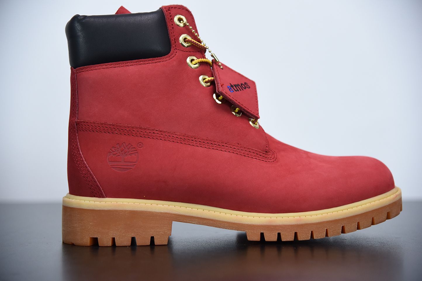 Patriotic red shop timberlands