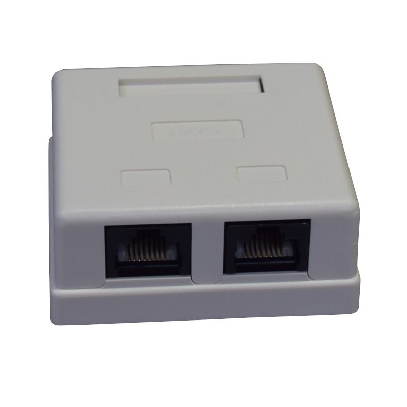 Розетка 2 rj45 кат 5e