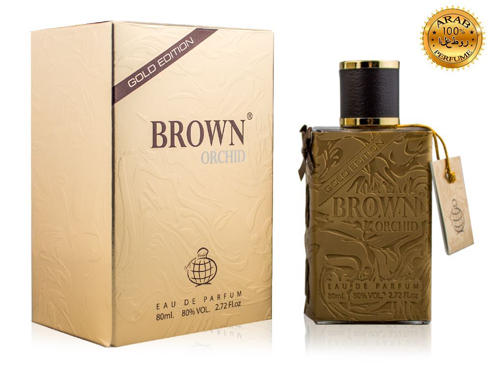 Вод браун. Fragrance World Brown Orchid Gold.. Fragrance World Brown Orchid Gold Edition парфюмерная вода 80 мл. Brown Orchid Gold Edition. Браун орхид Голд эдишн Парфюм.