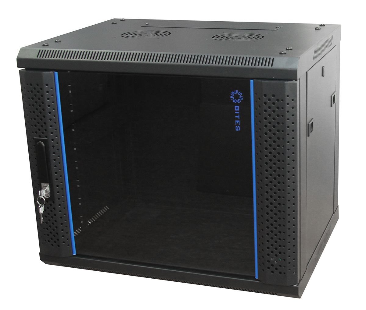 Телекоммуникационный шкаф настенный 19", 9U, 600x450, 5bites TC6403-09B, черный