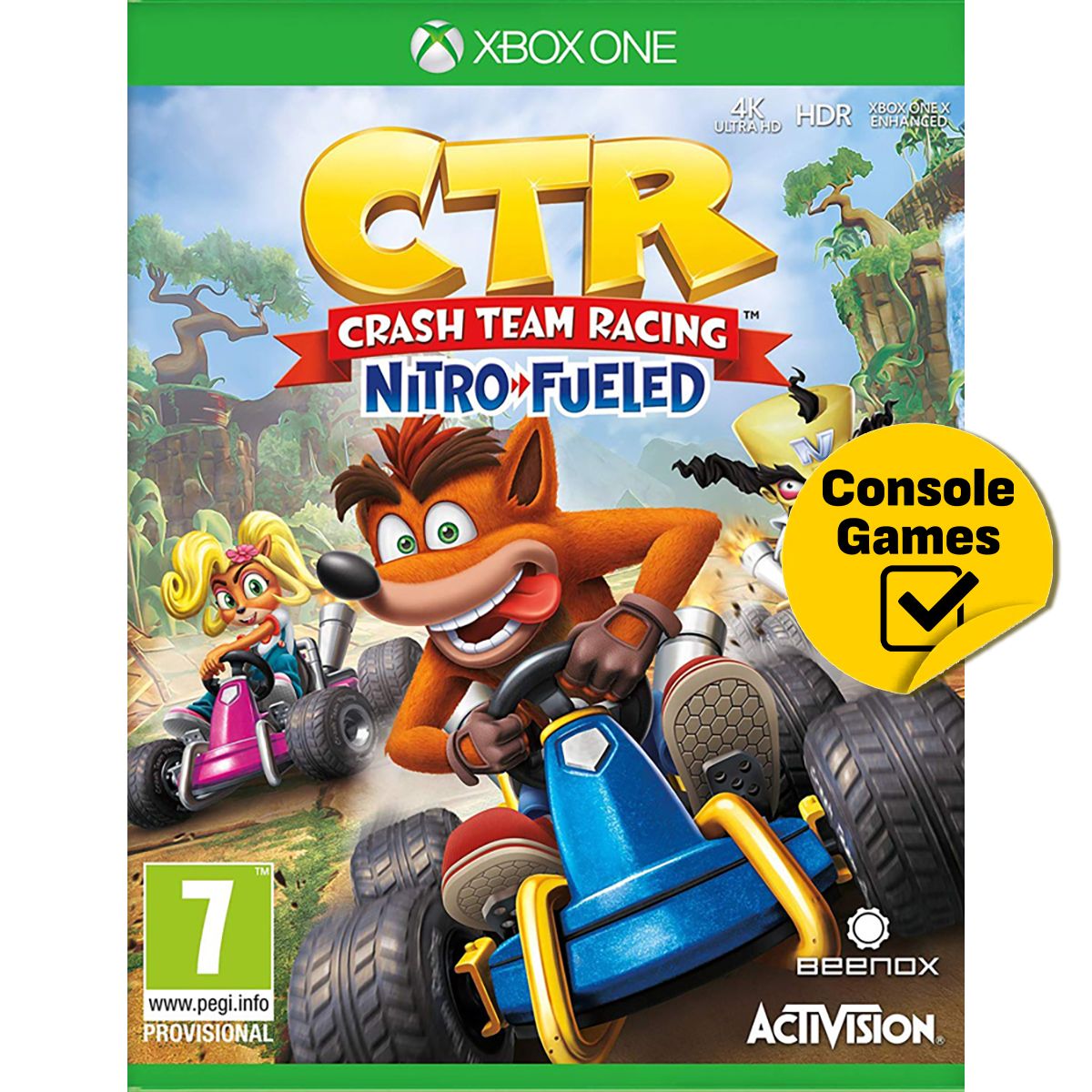 Игра XBOX ONE Crash Team Racing Nitro (английская версия) (Xbox One,  Английская версия) купить по низкой цене с доставкой в интернет-магазине  OZON (827006198)