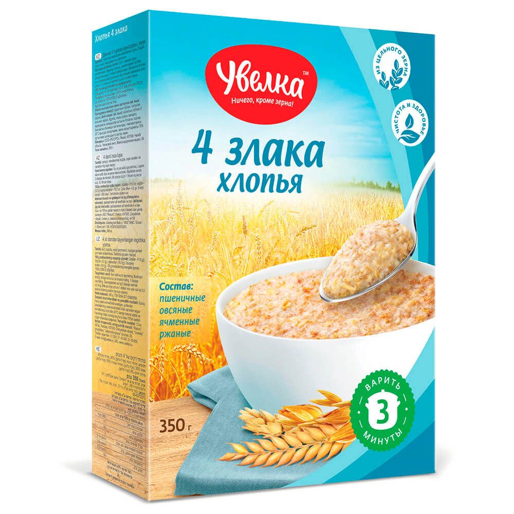 Овсяная каша и ржаные отруби