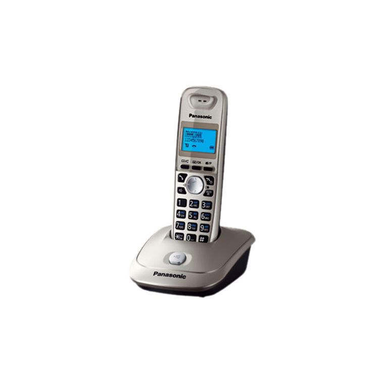 ТелефонPanasonicKX-TG2511RUN,DECT(платиновый)