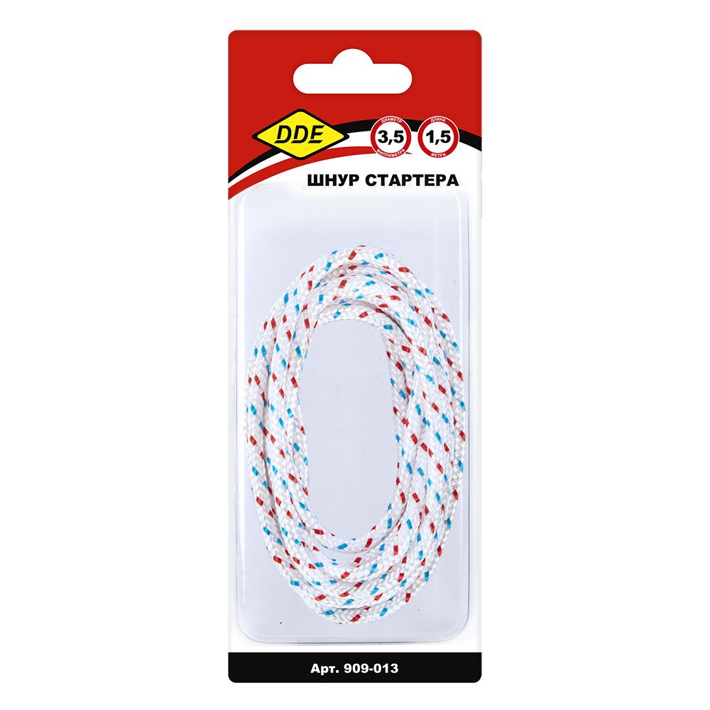 ШнурстартераDDEдлягенератора,мотопомпы,культиватораидругойбензотехники3,5ммх1,5м