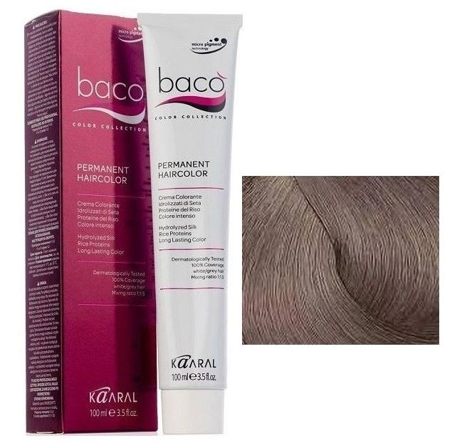 Краска для волос kaaral silk hydrolyzed hair color cream стойкая крем-краска с гидролизатами шелка
