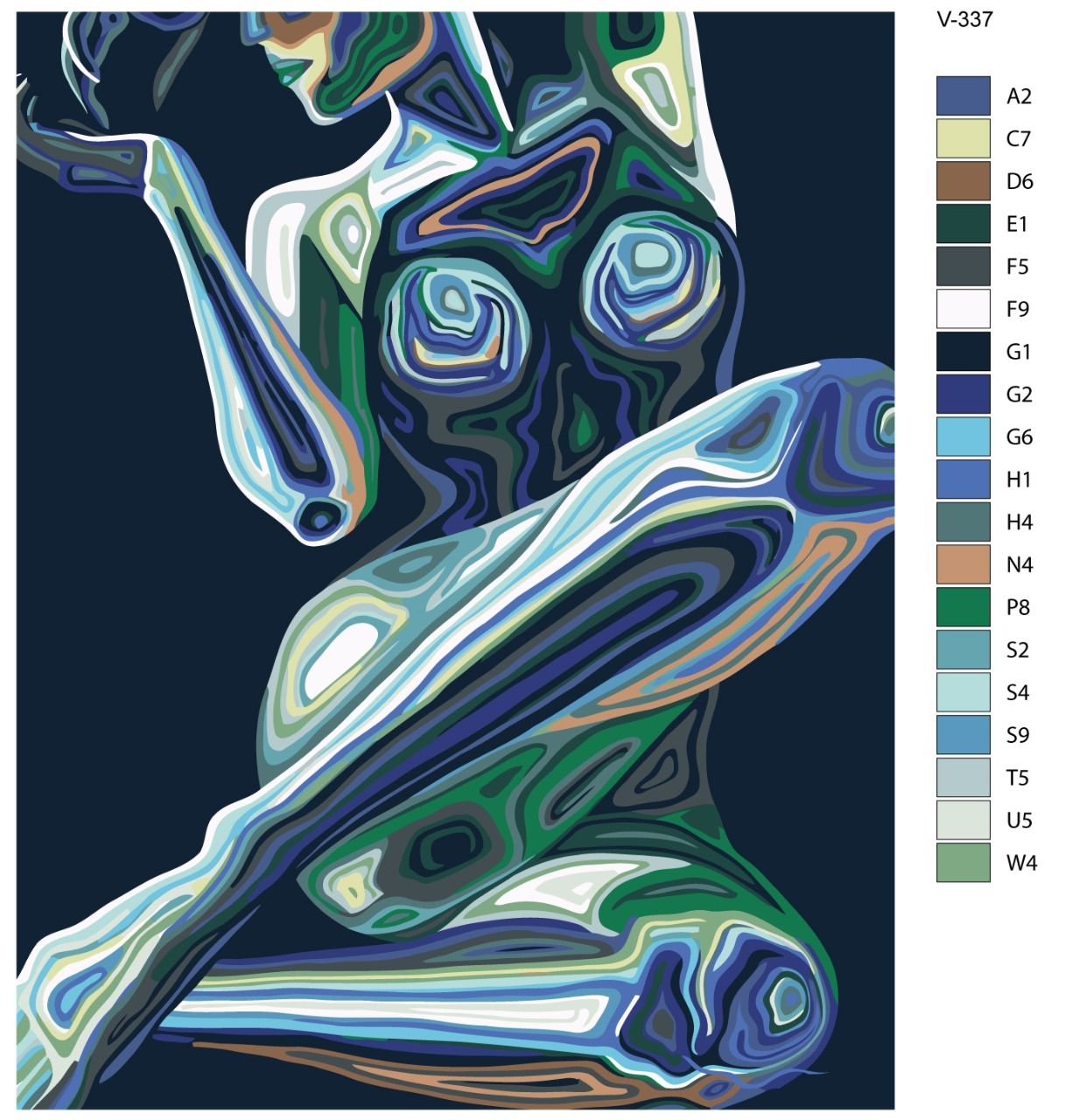 Картина по номерам V-337 