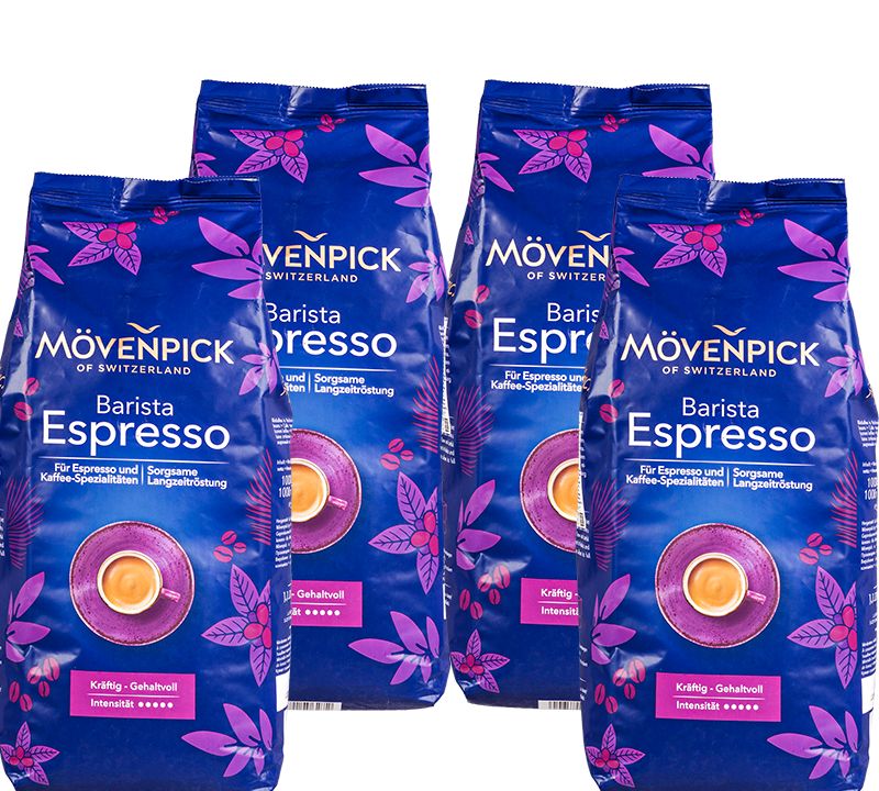 4 эспрессо. Movenpick Barista Espresso. Кофе Movenpick Espresso, в зернах, 1 кг. Jum Espresso 1000 g.