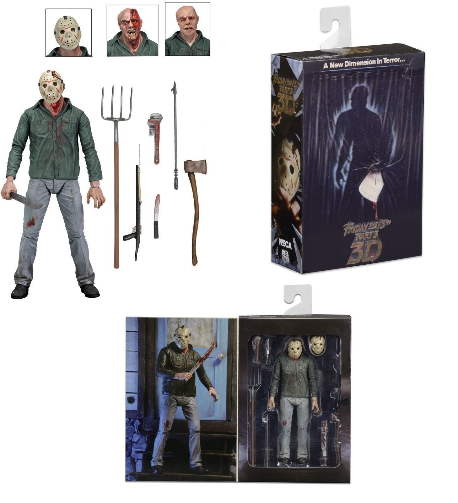 Jason part 3 action on sale figure